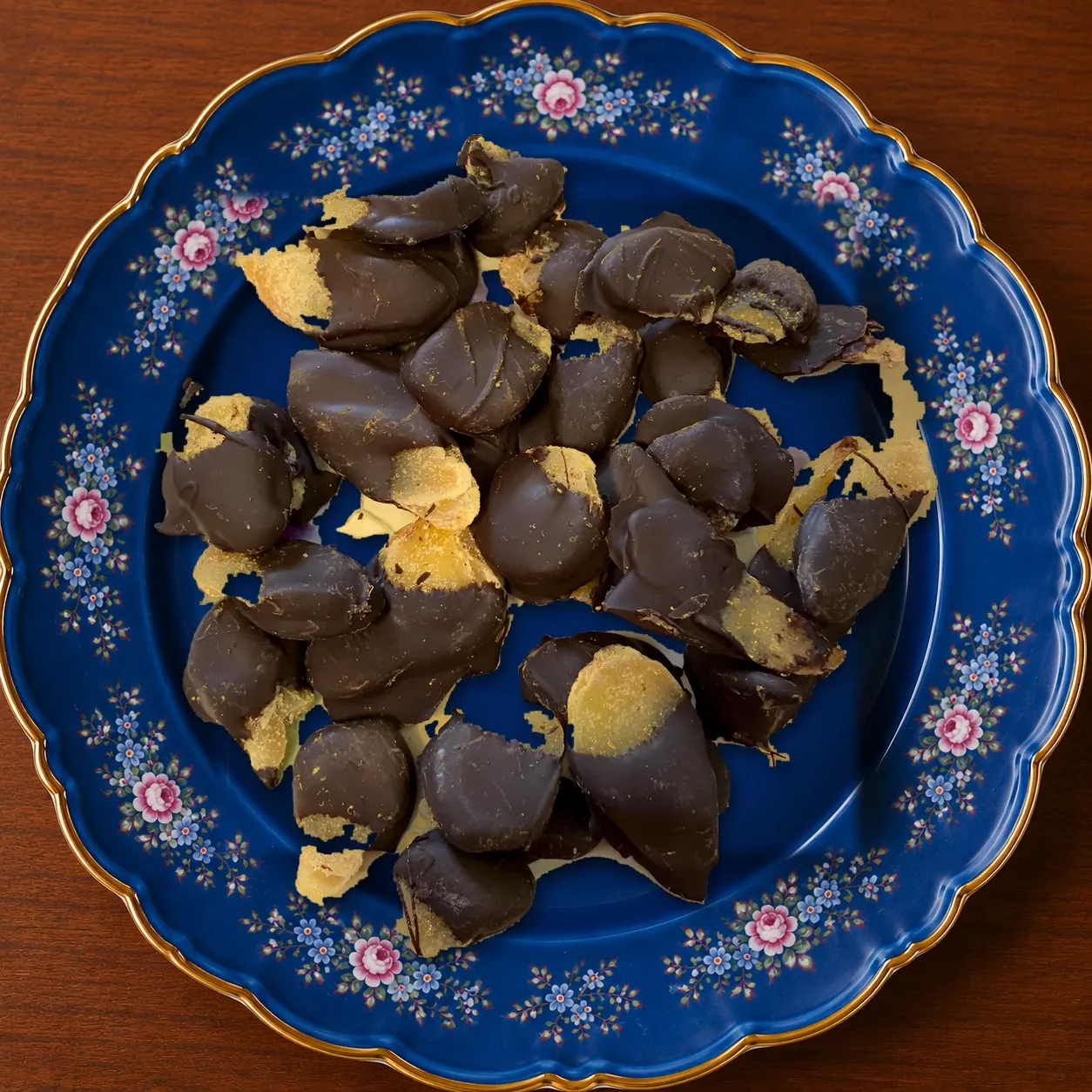 Azurelise Choingers — dark chocolate covered ginger